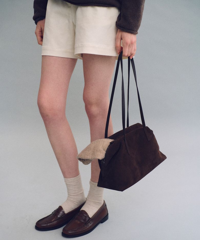 alter bowling bag (suede brown)