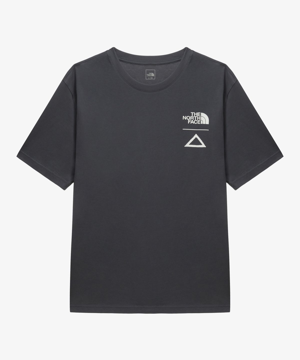 노스페이스(THE NORTH FACE) NT7UT98B 한글 반팔 티셔츠 2 CHARCOAL GREY