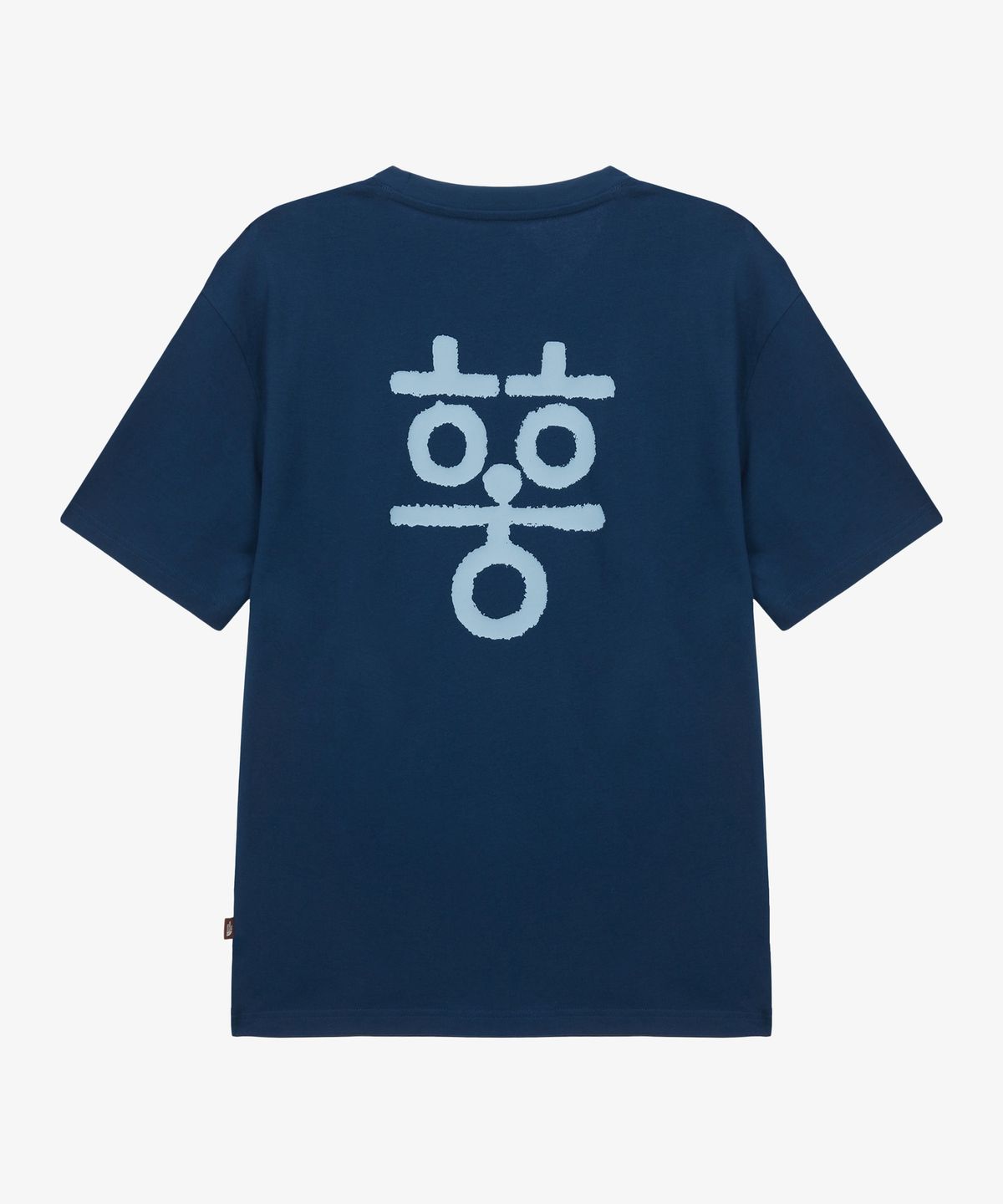 노스페이스(THE NORTH FACE) NT7UT95F 한글 반팔 티셔츠 3 LYONS BLUE
