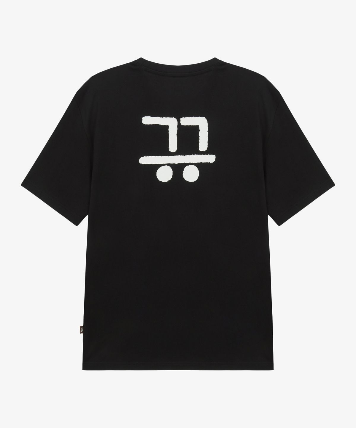 노스페이스(THE NORTH FACE) NT7UT95A 한글 반팔 티셔츠 3 BLACK