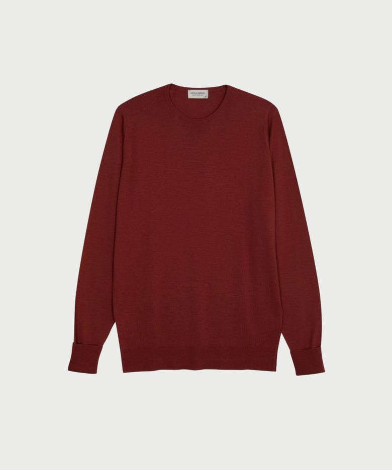 MARCUS Extra Fine Merino Wool Easy Fit Crew Neck Pullover Heritage 5 Colors