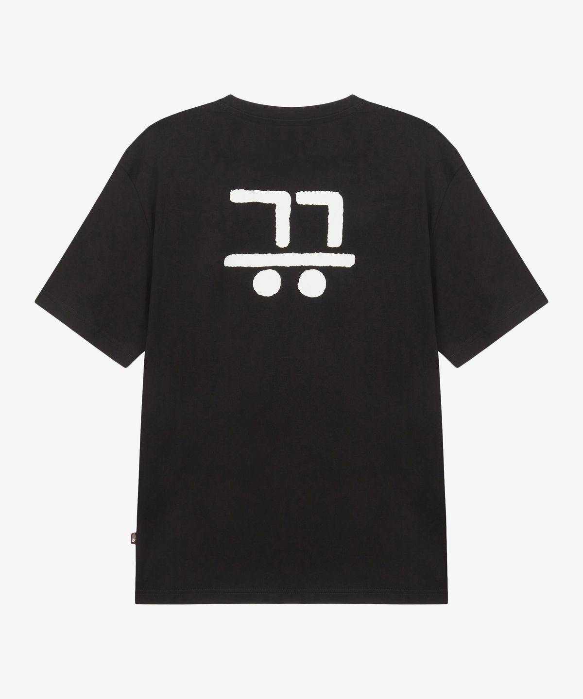 노스페이스(THE NORTH FACE) NT7UT96E 한글 반팔 티셔츠 JET BLACK