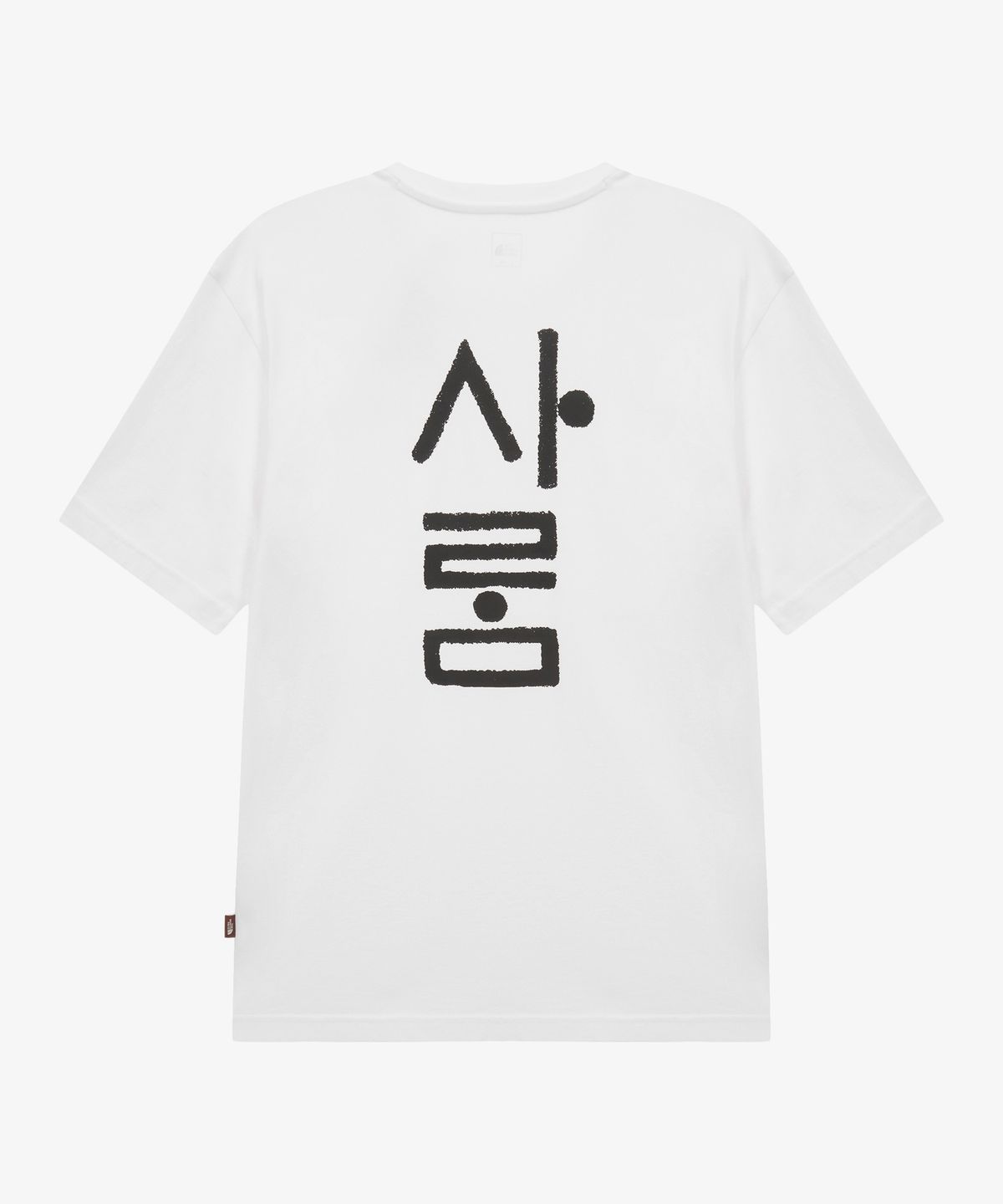 노스페이스(THE NORTH FACE) NT7UT96B 한글 반팔 티셔츠 WHITE