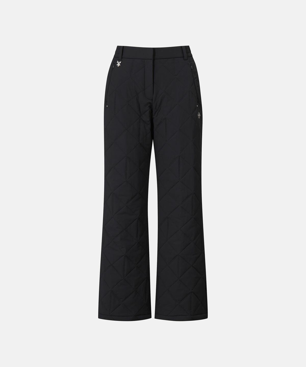 데상트(DESCENTE) 여성 패딩 부츠컷 팬츠 블랙 SR322SPT92