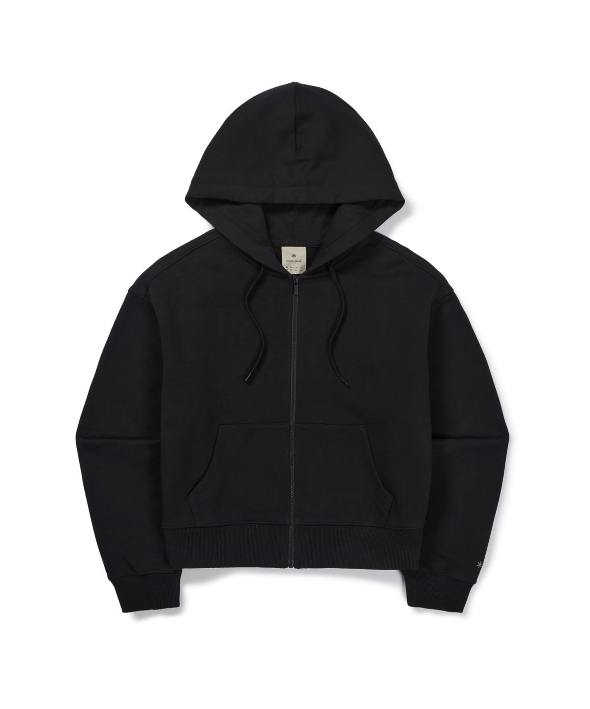 스노우피크 어패럴(SNOWPEAK APPAREL) 약기모 여성 후드 집업 (S26WWFFJ69) Black
