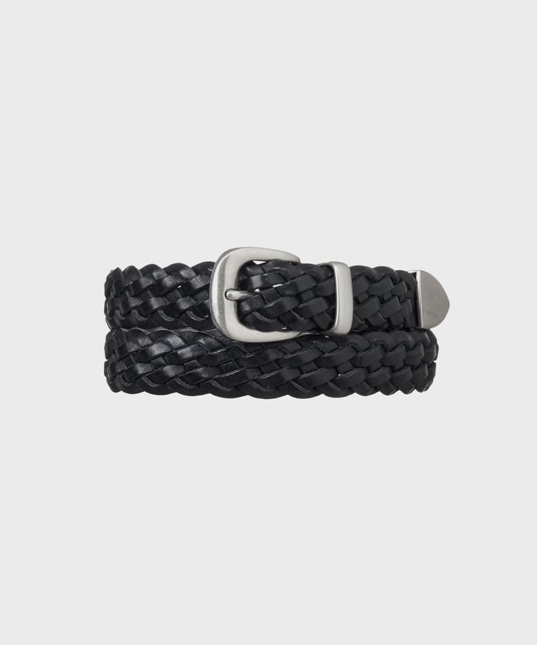METAL WEAVING BELT [BLACK]