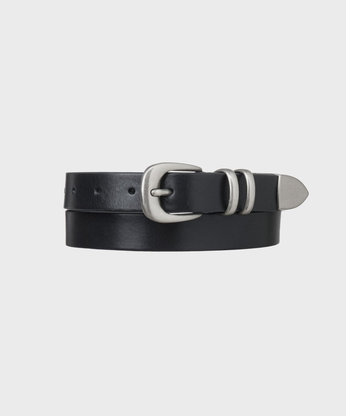 브랜디드(BRANDED) METAL WESTERN BELT [BLACK]