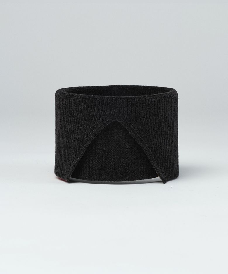 High Neck Warmer Solid Black