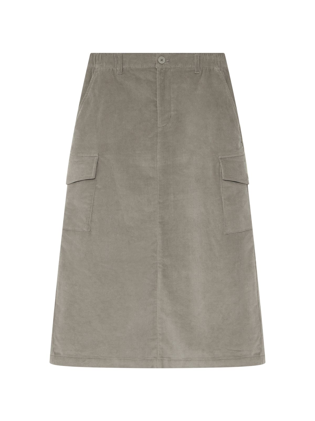 노르디스크(NORDISK) 코듀로이 스커트 - W_Light Grey_OWW26Q01C2