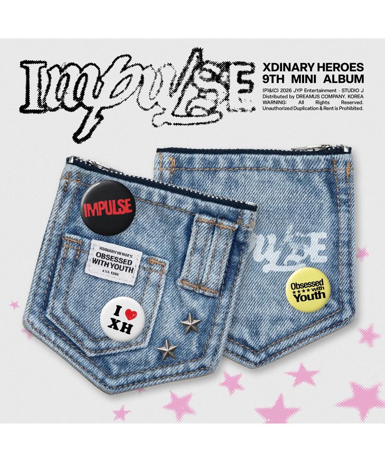 Xdinary Heroes (엑스디너리 히어로즈) - 미니 9집 [IMPULSE] (DENIM POUCH Ver.)