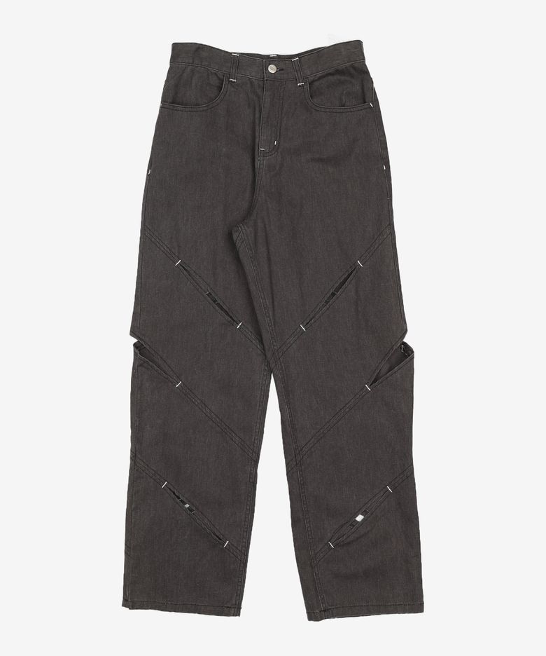 DIAGONAL CUT PANTS 90