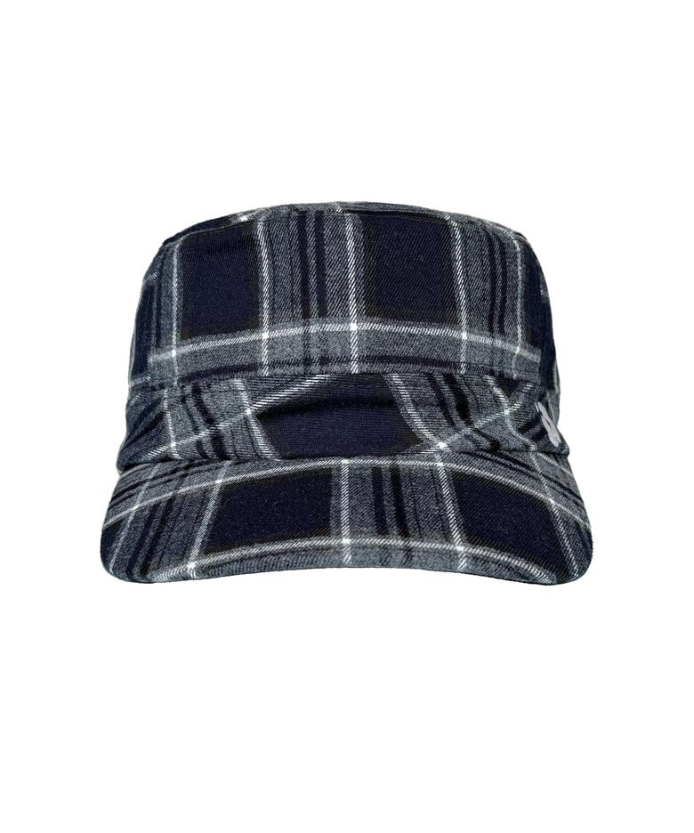 DORE CHECK CAP _ NAVY