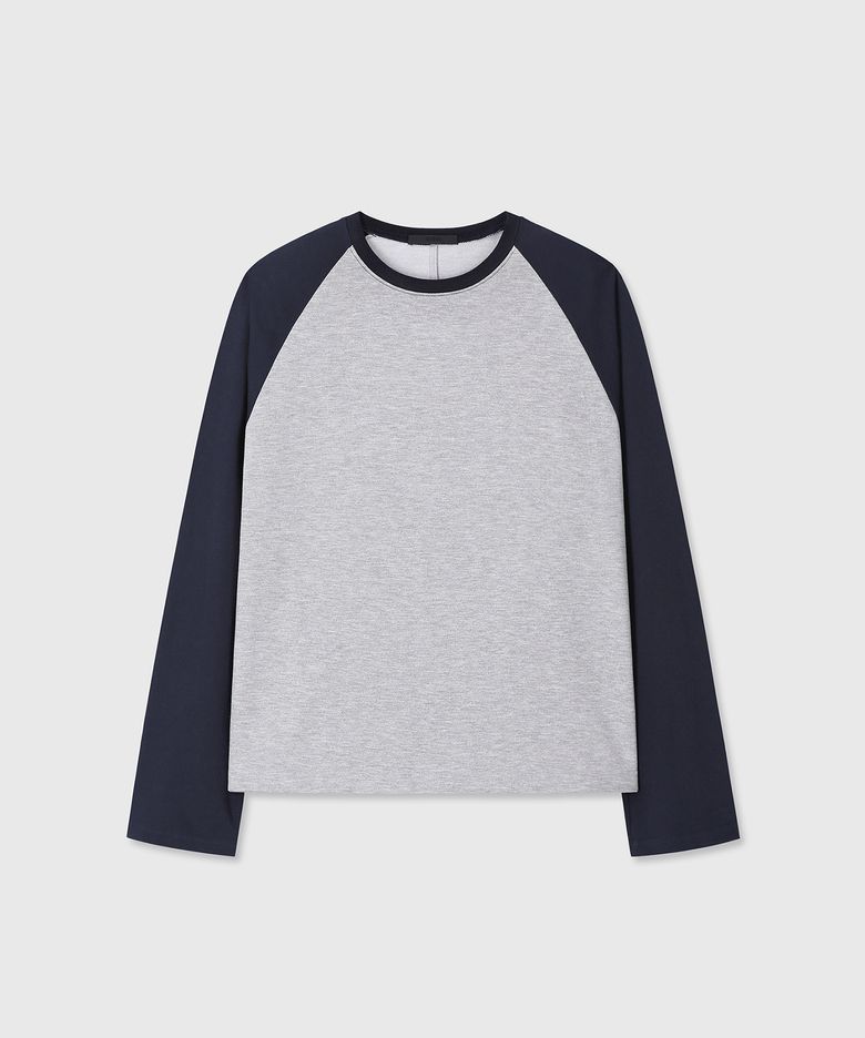 RAGLAN LONG SLEEVE (NAVY)