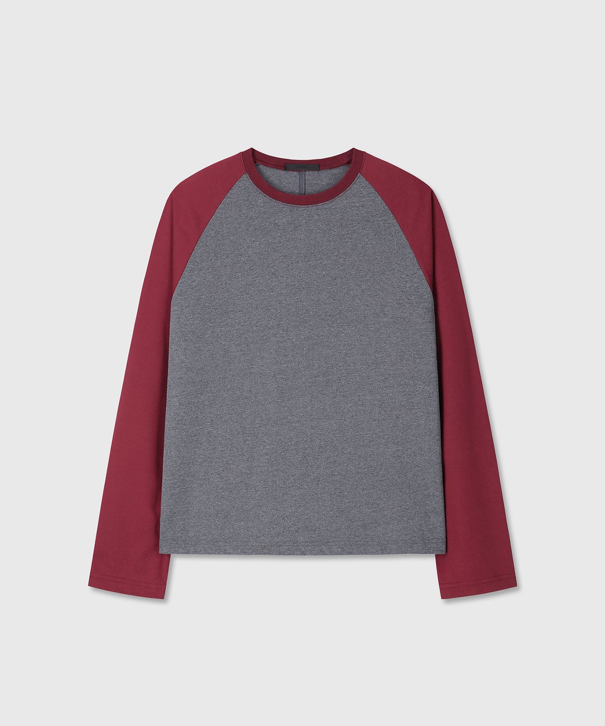 다이브인(DIVEIN) RAGLAN LONG SLEEVE (BURGUNDY)