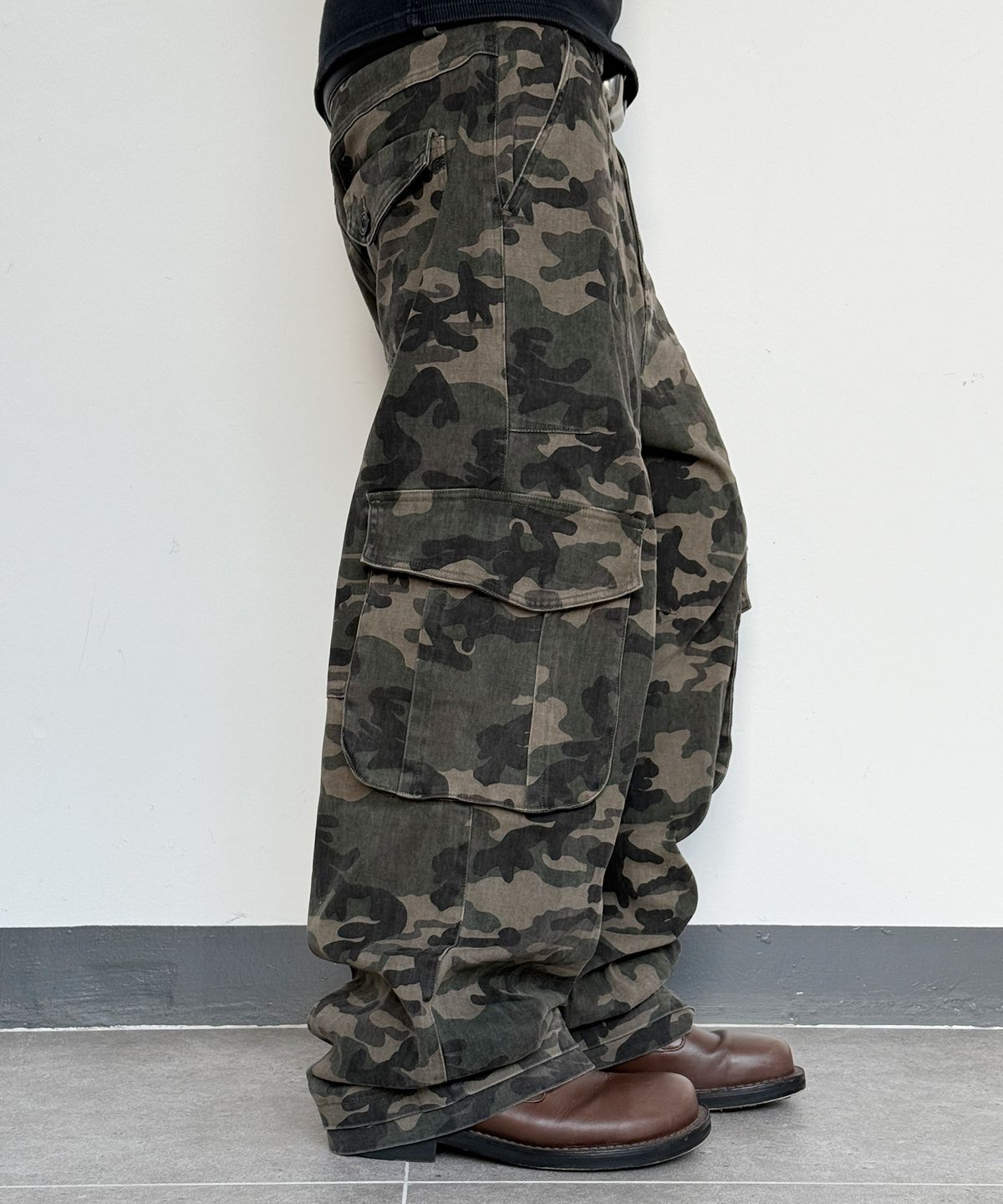 다이브인(DIVEIN) [다이브인 X 패플서] VINTAGE FIELD CARGO PANTS (CAMO)