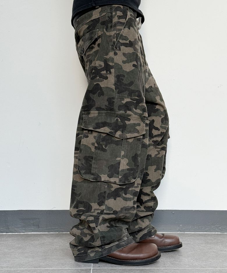 [다이브인 X 패플서] VINTAGE FIELD CARGO PANTS (CAMO)