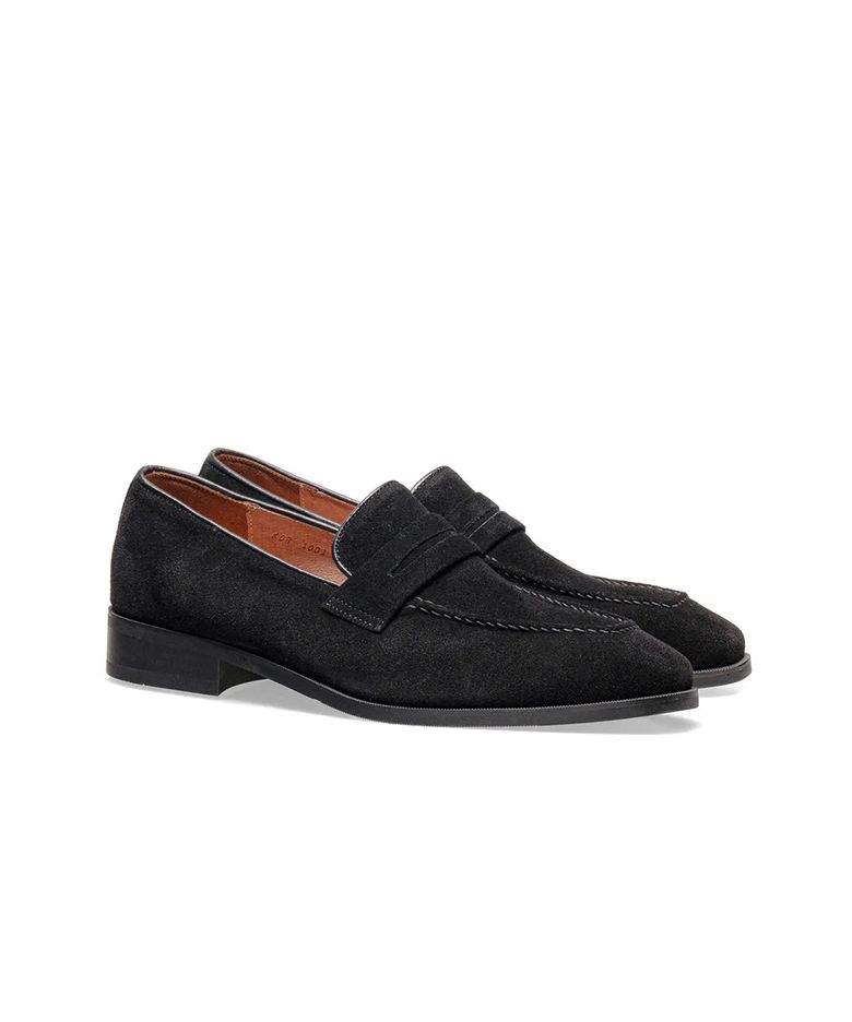 Ardor Loafers #1001 [Black suede]
