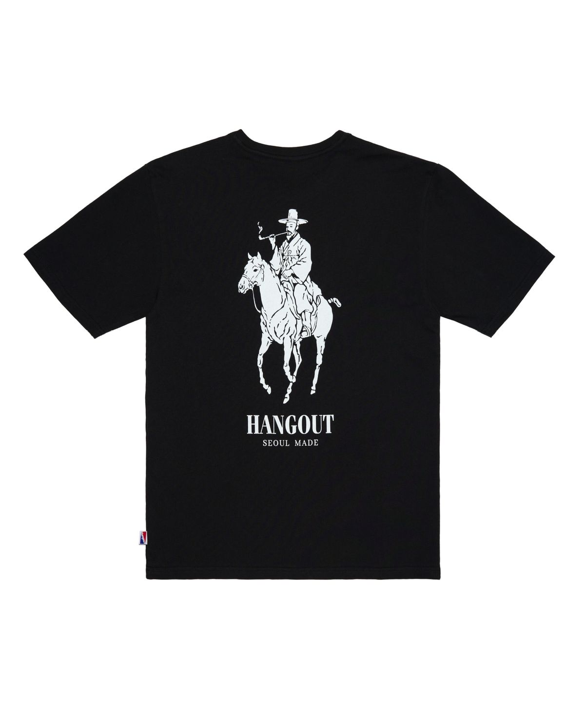 행아웃(HANGOUT) X OKEH 콜로 티셔츠 (블랙)