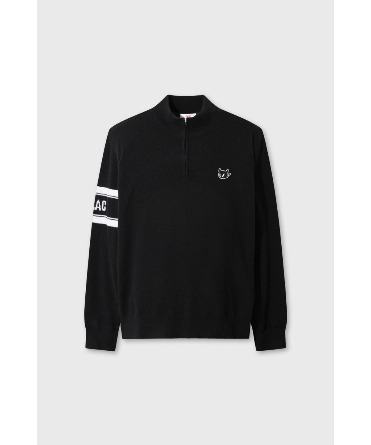 왁(WAAC) WAACKY Men Half-zip Windblock Sweater WMWAW26706BKX