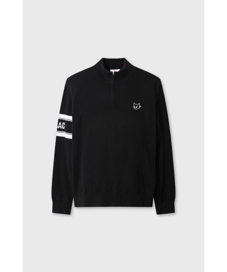 WAACKY Men Half-zip Windblock Sweater WMWAW26706BKX