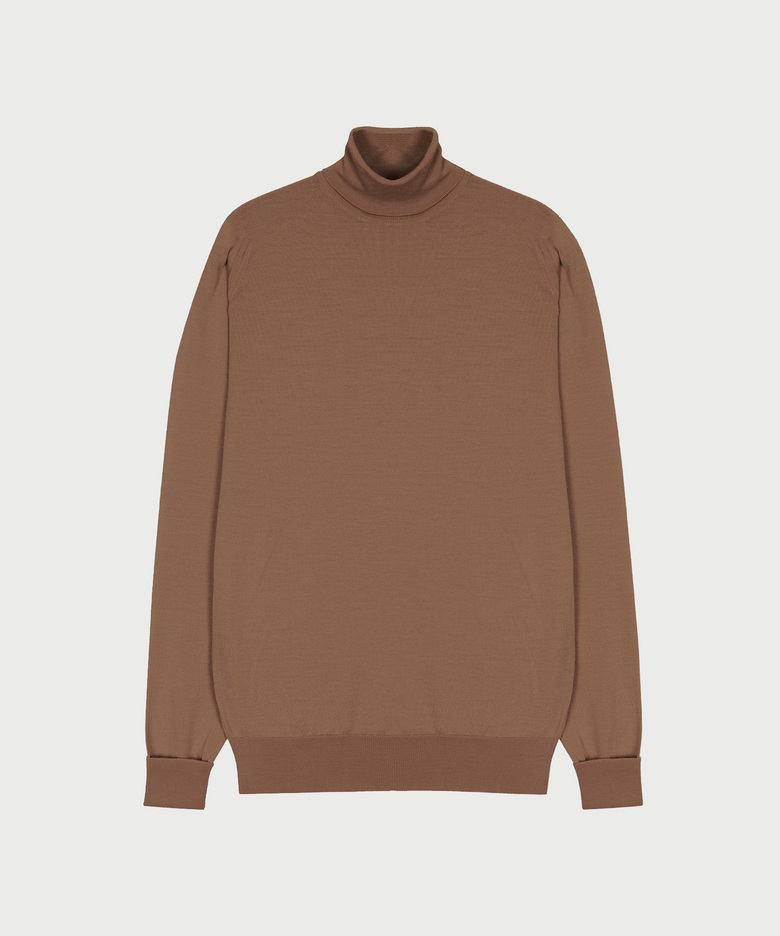 RICHARDS Extra Fine Merino Wool Easy Fit Roll Neck Pullover Heritage-1, 8 Colors