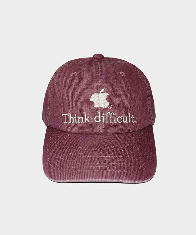 Think difficult Cap - Burgundy