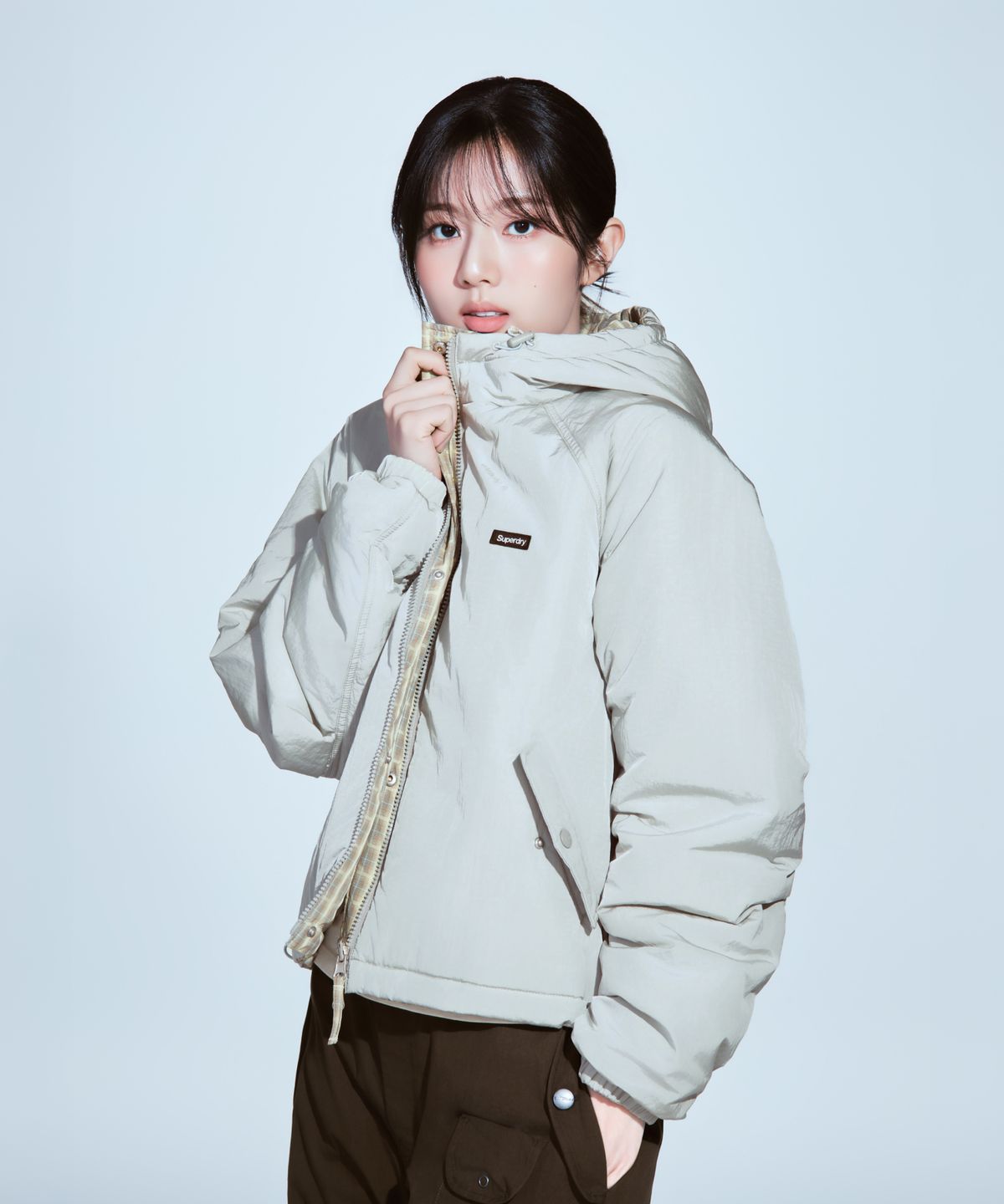 슈퍼드라이(SUPERDRY) 우먼스 듀얼윔 윈드치터 민트 SDFJPFQ06MNT