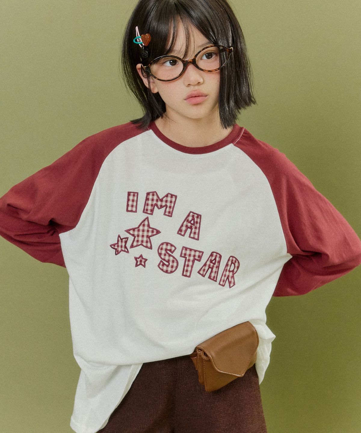 포크칩스(FORKCHIPS) 스타나그랑티셔츠 (버건디)