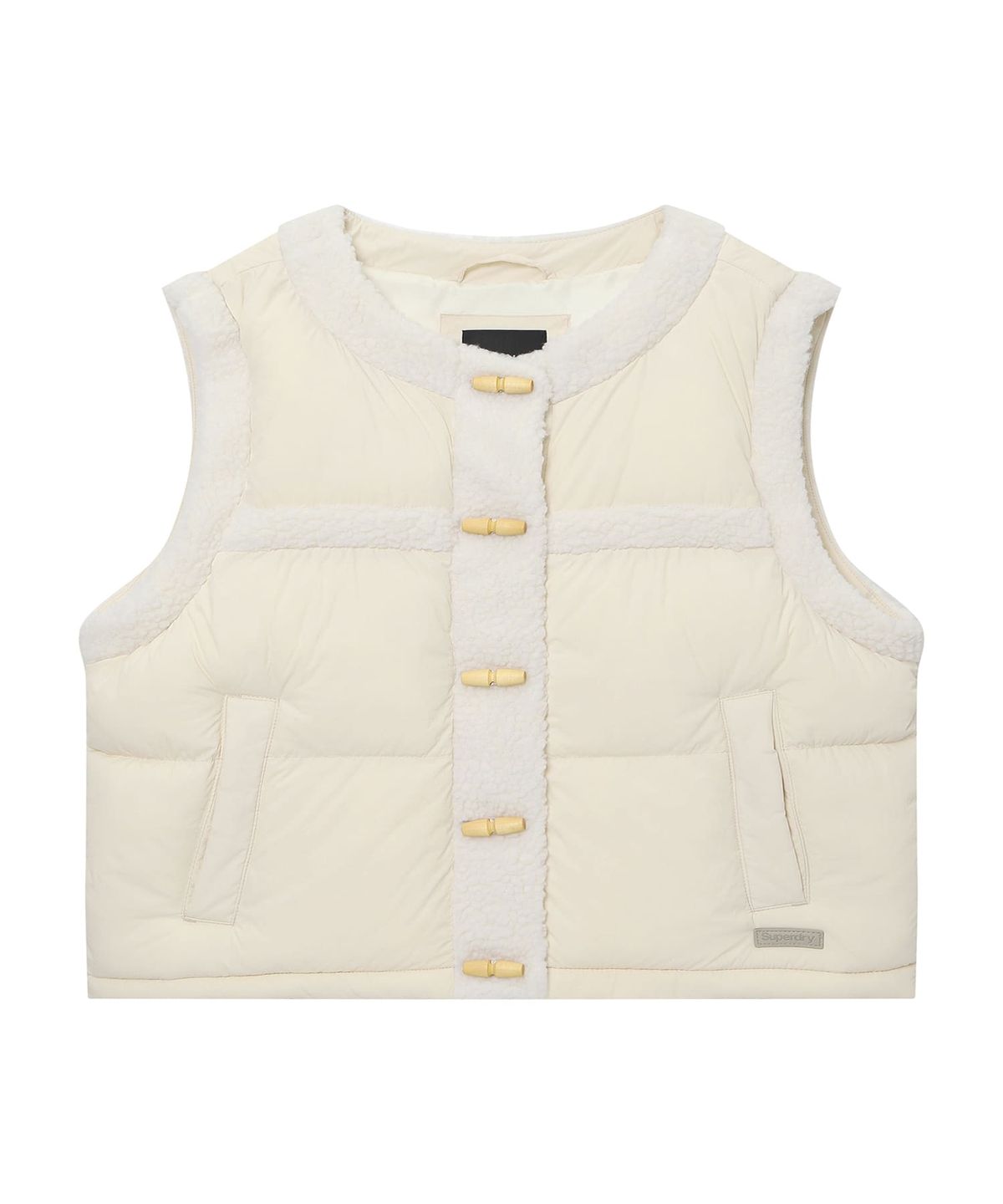 슈퍼드라이(SUPERDRY) 우먼스 무트 베스트 아이보이 SDFJPFQ07IVR
