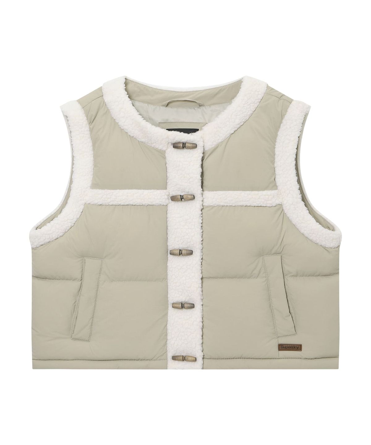 슈퍼드라이(SUPERDRY) 우먼스 무트 베스트 베이지 SDFJPFQ07BEG