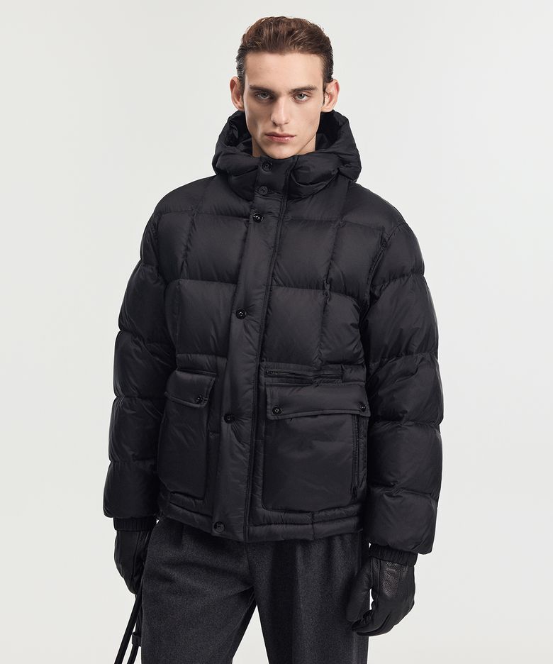Karakoram European Goose Down Jacket (Black) TNJU6F205BK