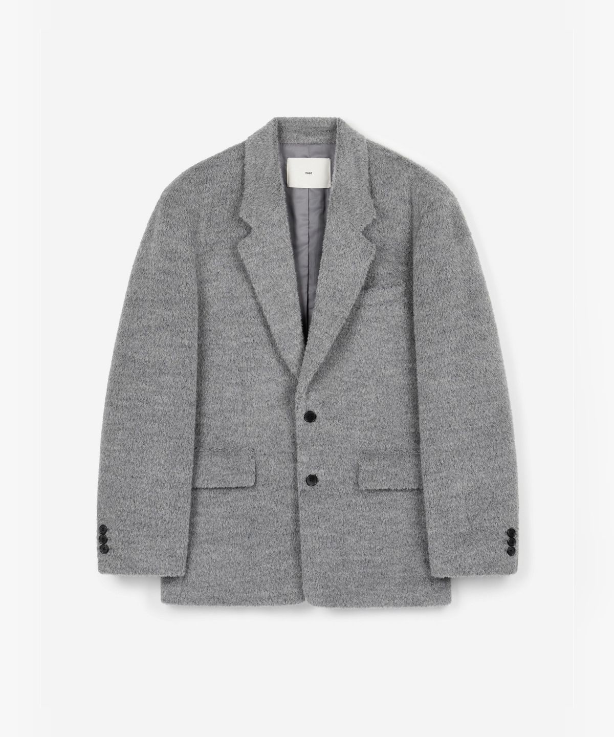 티엔지티(TNGT) Oversized Alpaca Jacket (Grey) TNJA6F205G2