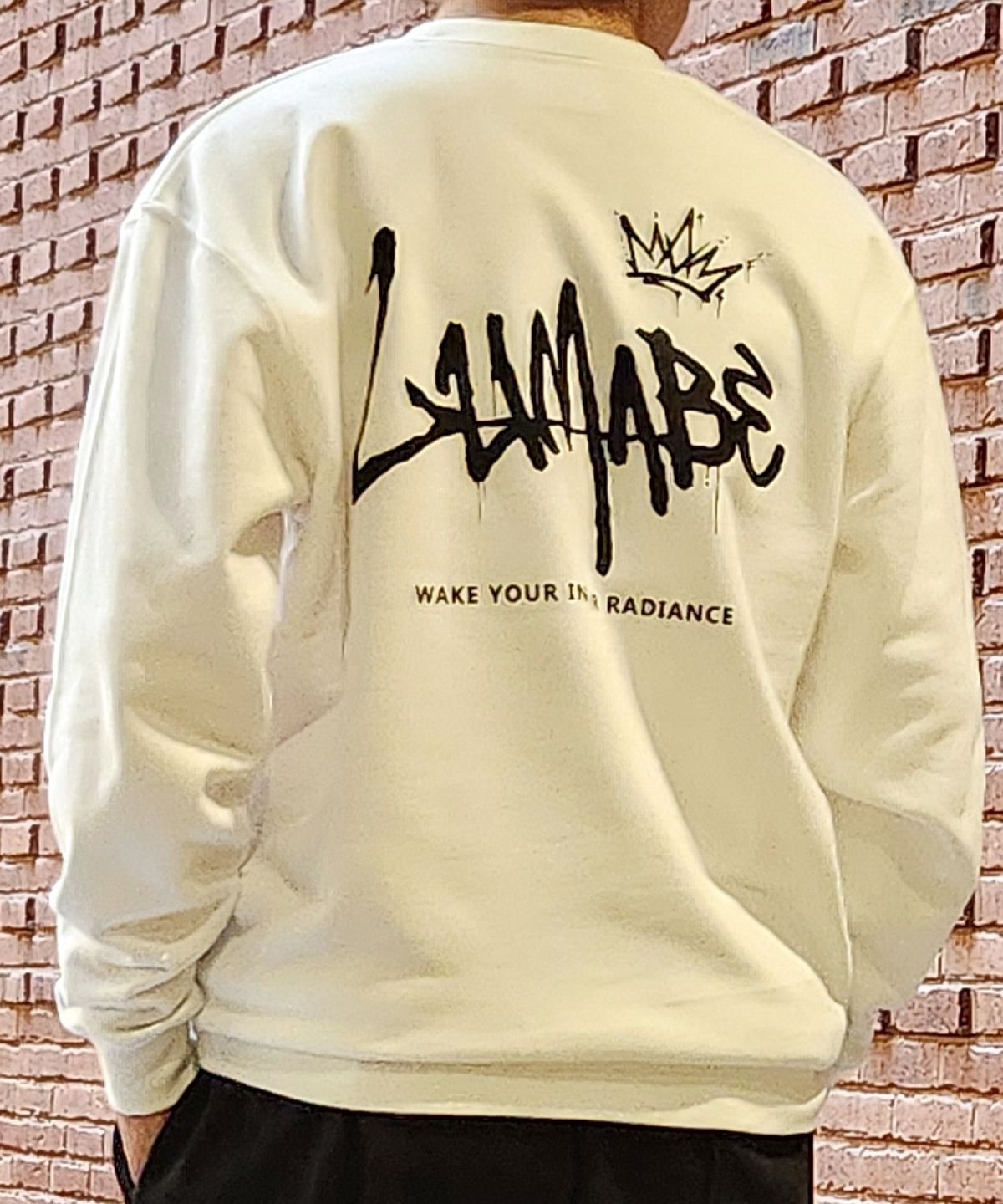 루마베(LUMABE) 26 F/W 맨투맨 백 그래피티