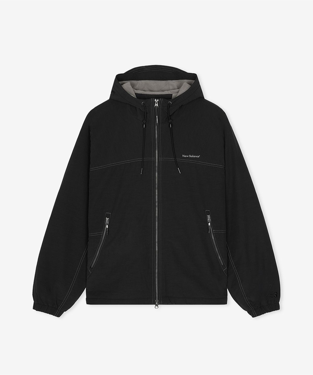 뉴발란스(NEW BALANCE) NBNAG41923 / UNI 헤리티지 이너 플리스 우븐 자켓 (BLACK)