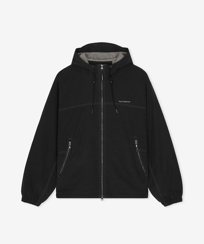 NBNAG41923 / UNI 헤리티지 이너 플리스 우븐 자켓 (BLACK)