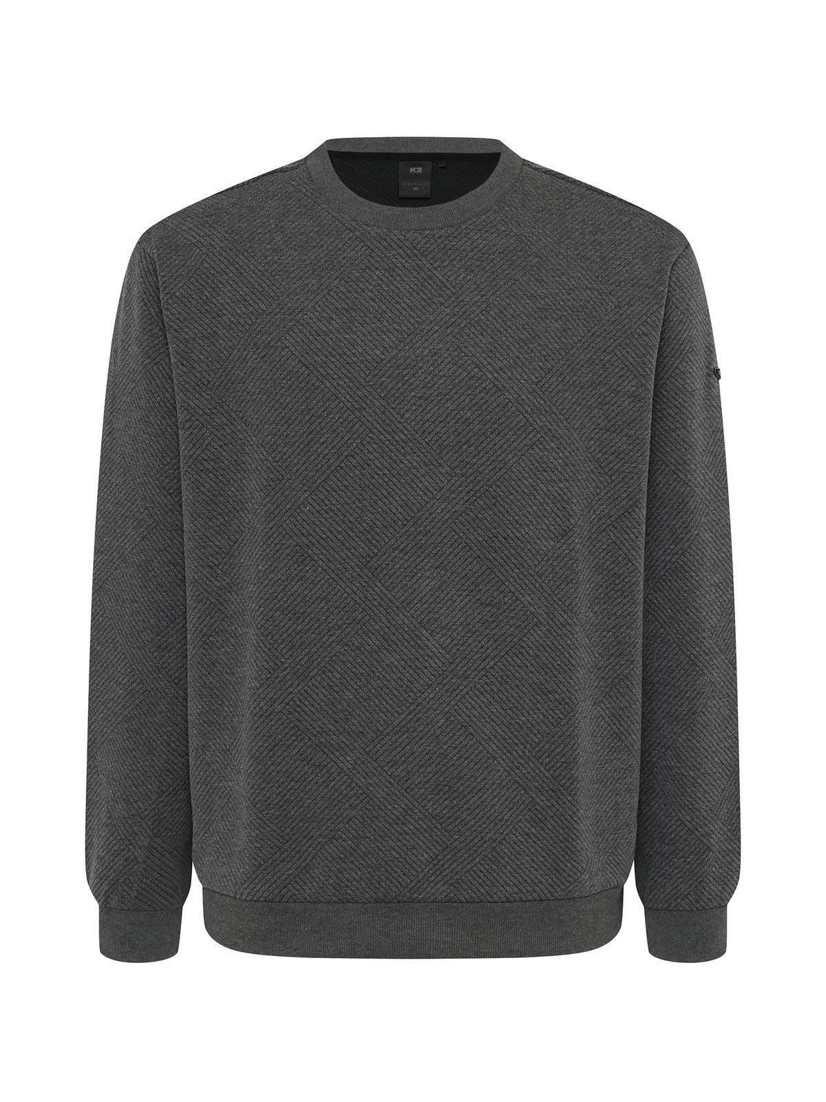 케이투(K2) 시그니처 컨투어(CONTOUR) 맨투맨_MELANGE CHARCOAL_KMW26265ZN