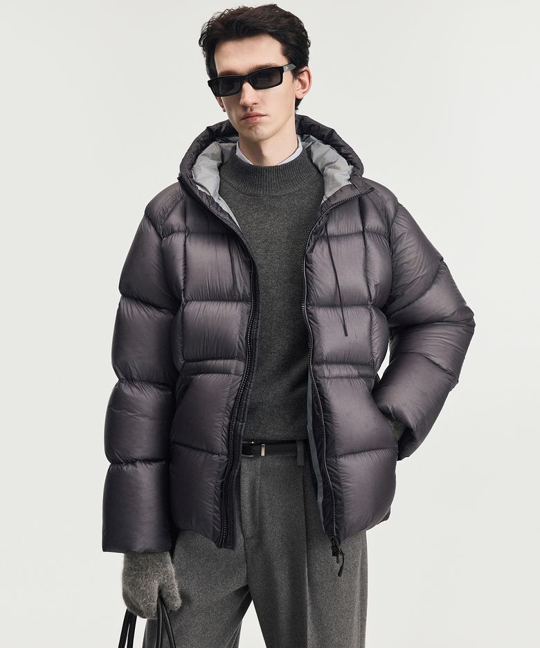 Citymist Midweight European Goose Down Jacket (Smoke Blue) TNJU6F202B2