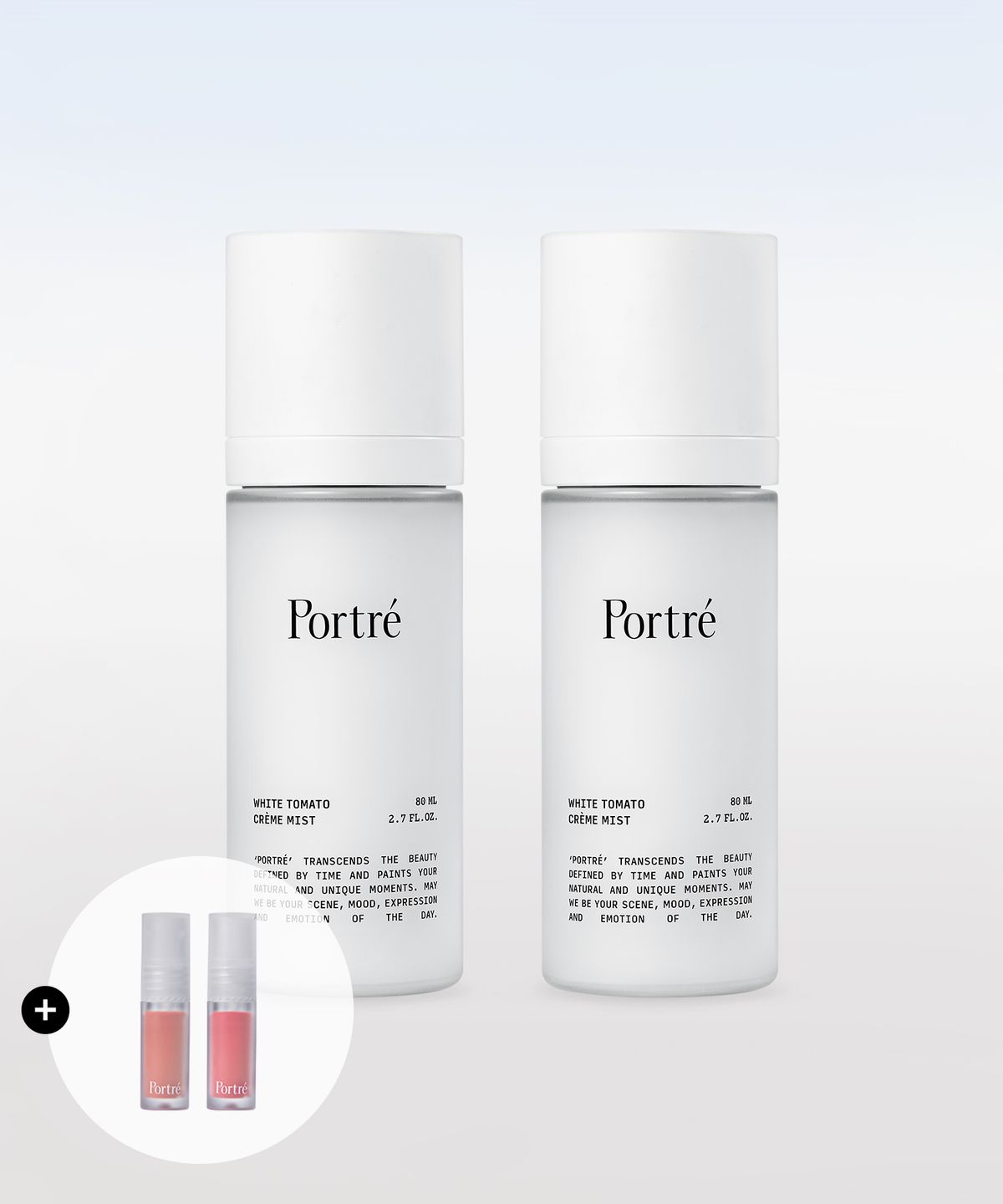 포트레(PORTRÉ) [DOUBLE SET] 화이트 토마토 크렘 미스트 2EA