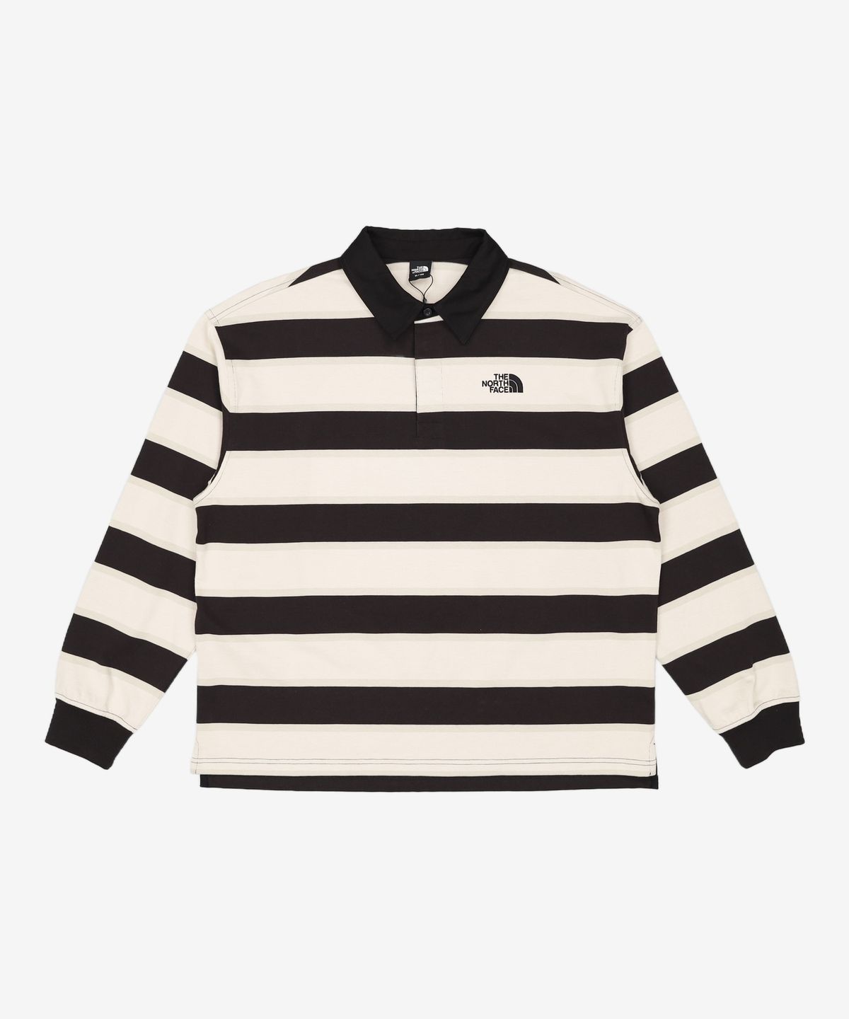 노스페이스(THE NORTH FACE) NT7TR57A 남성 이지온 스트라이프 폴로 티셔츠 BLACK XL