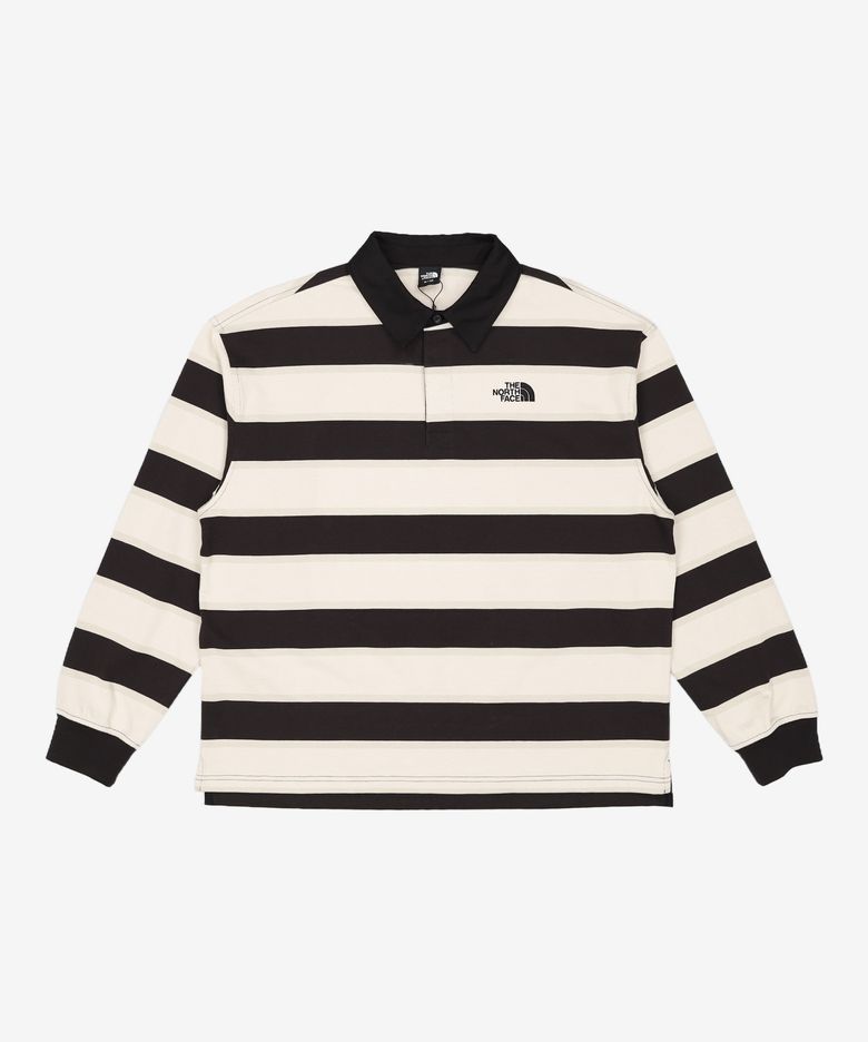 NT7TR57A 남성 이지온 스트라이프 폴로 티셔츠 BLACK XL