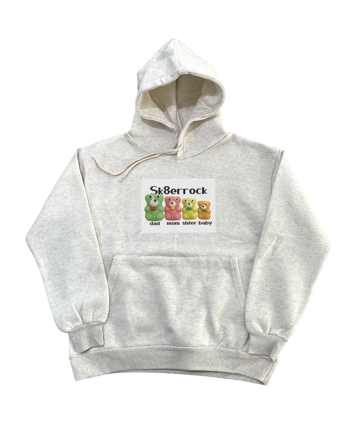 스케이터락(SK8ER ROCK) [기모]Sk8er Family Sweat Hoodie (oatmeal)