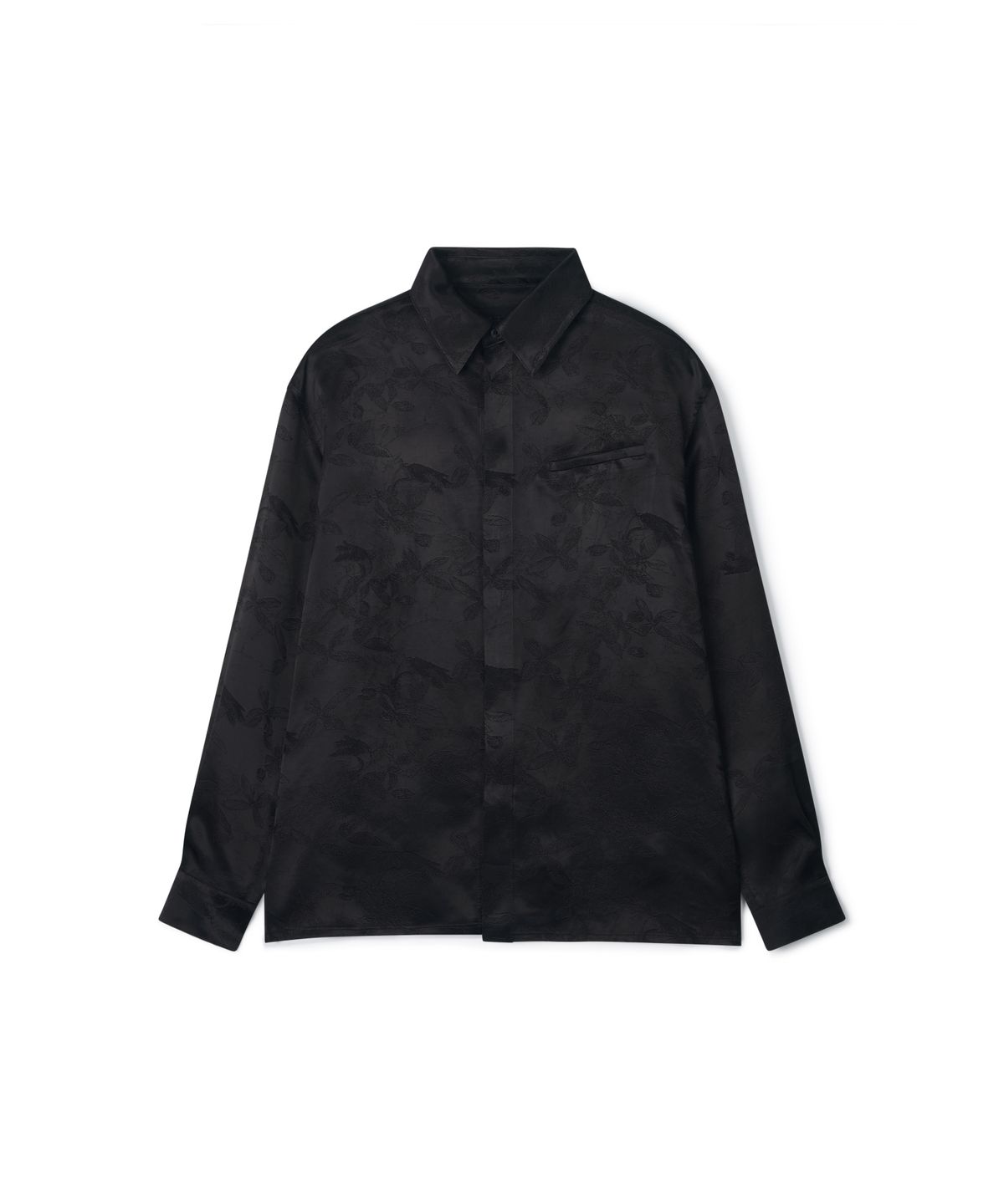 뉴이 뉴욕(NUYH NEWYORK) [PRE:T A PORTER] VISCOSE SATIN FLORAL POCKET SHIRTS