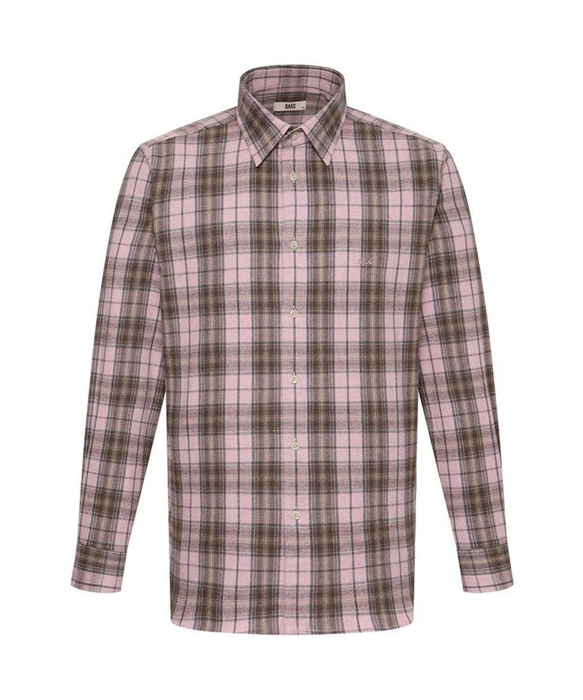 닥스셔츠(DAKS SHIRTS) 면100 미듐체크셔츠 레귤러핏 레드_DMW1SHCL112P1