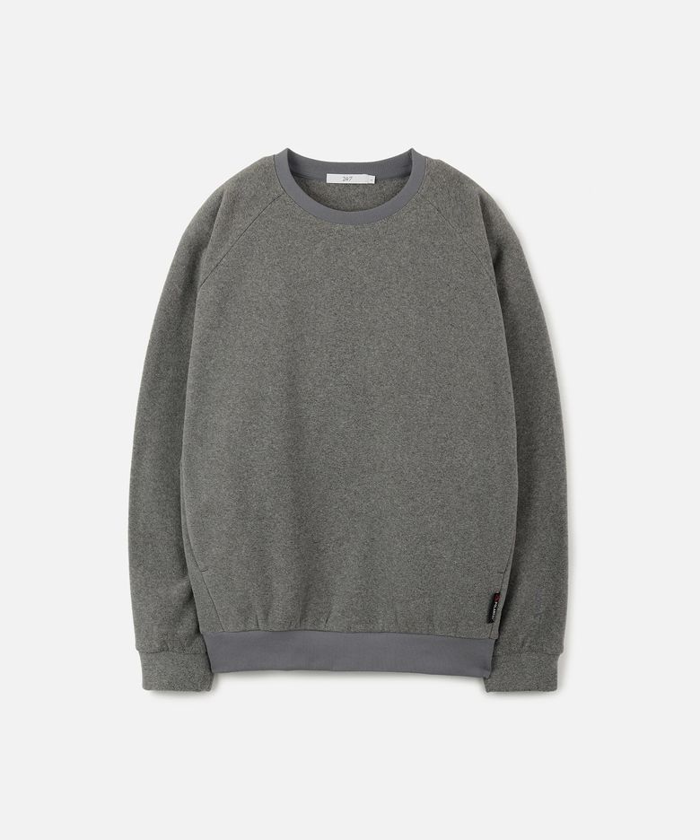 POLARTEC 플리스 크루넥 MELANGE GRAY