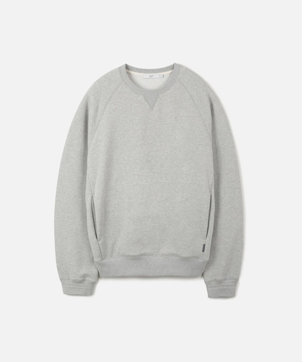 247시리즈(247SERIES) SUPIMA 크루넥 스웨트셔츠 GRAY
