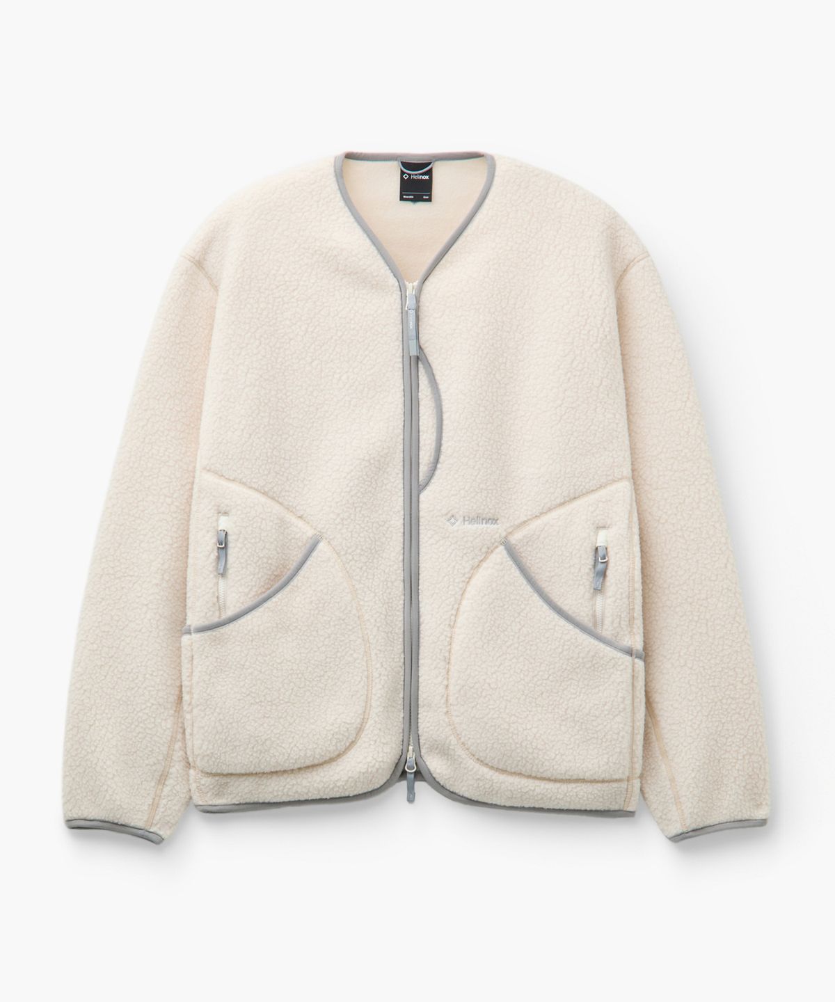 헬리녹스 웨어(HELINOX WEAR) 폴라텍 써멀프로 가디건_Ivory
