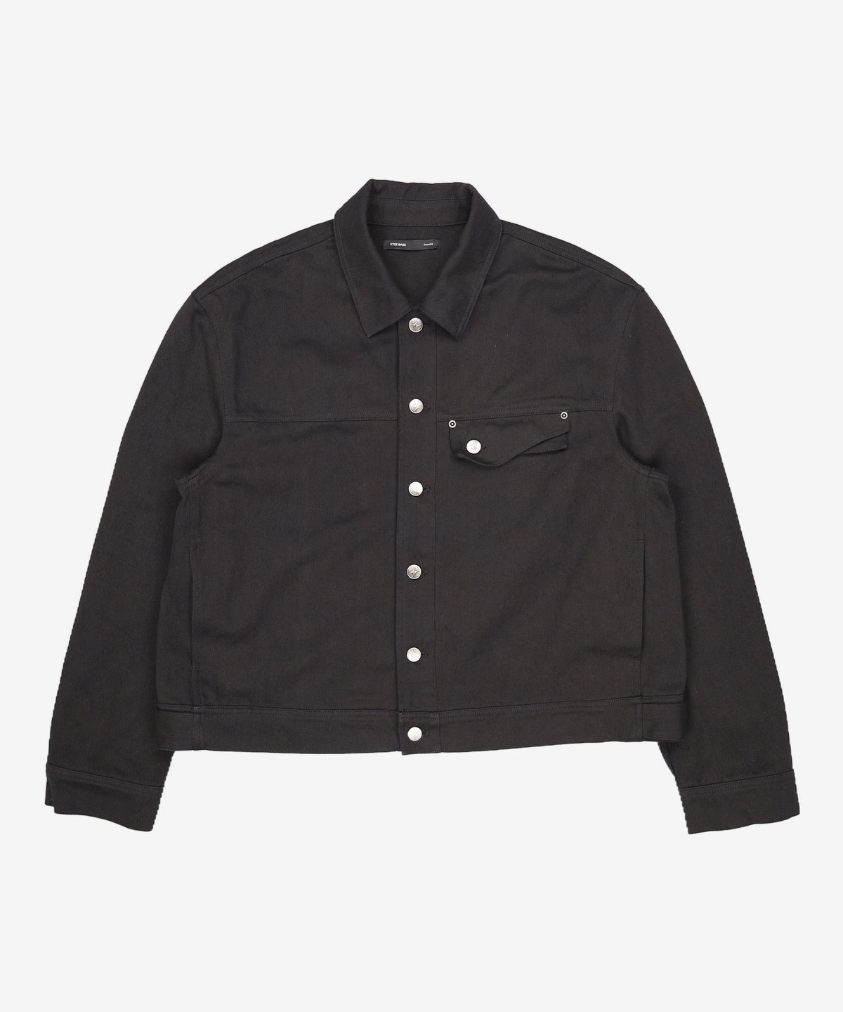 이티씨이(ETCE) (BASE) CROP DOUBLE FLAP TRUCKER L