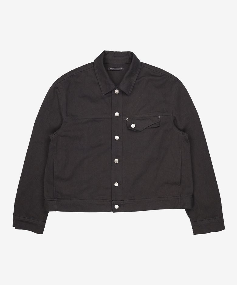 (BASE) CROP DOUBLE FLAP TRUCKER L