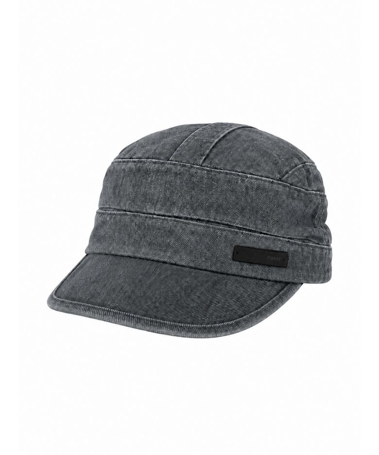 DRAPE DENIM CAP_GREY