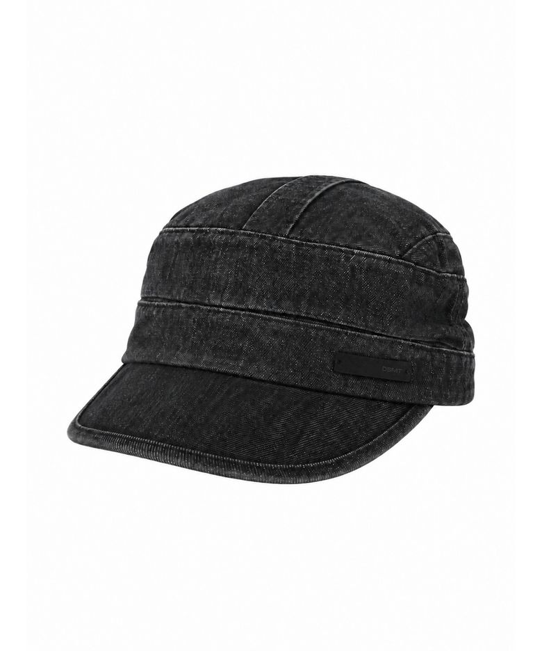 DRAPE DENIM CAP_BLACK